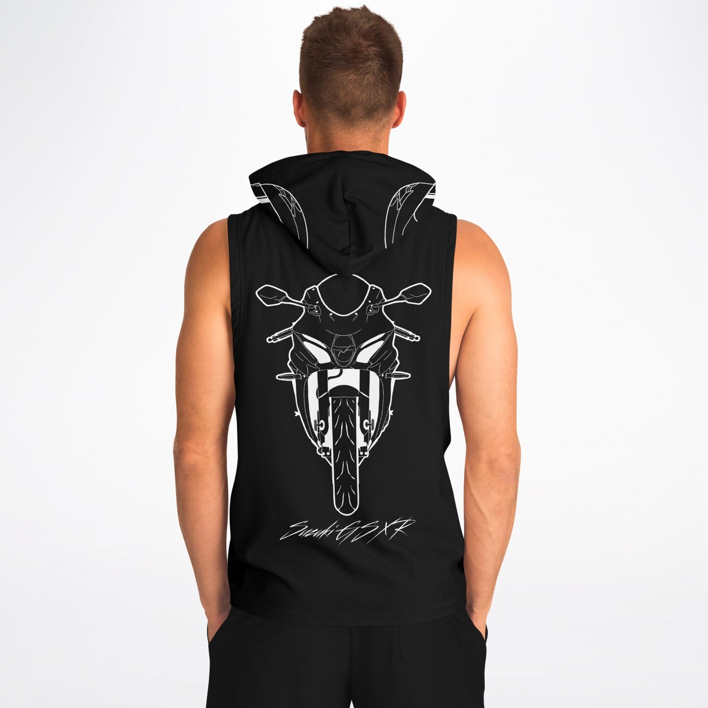 Helmet Hood | Suzuki GSXR | Athletic Drop Armhole Hoodie
