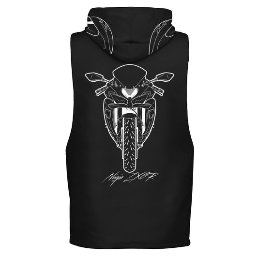 Helmet Hood | Ninja ZX6R | Athletic Drop Armhole Hoodie