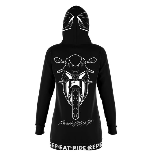 Helmet Hood | Suzuki GSXR | Athletic Longline Hoodie